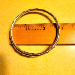 Sterling silver bangle bracelet